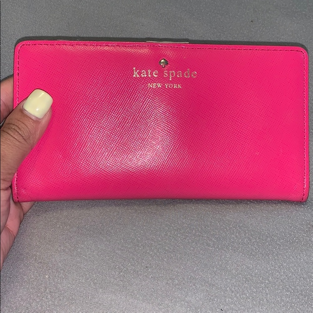 Hot Pink Kate Spade Stacy Wallet